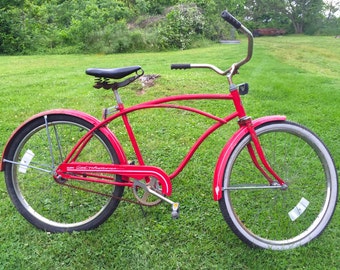 Red Huffy Men's Bicycle Good Vibrations Cruiser