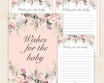 Baby shower wish | Etsy