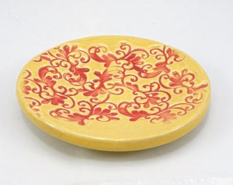 Ring Dish Tea Bag Holder Spoon rest Stoneware foodsafe & lead free glaze