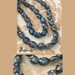 Loose BEADS diy 12mm ultra faceted oval Deep Blue Sapphire Luster crystals 12 pcs
