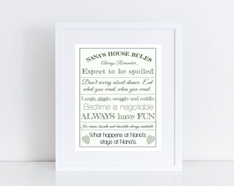 Grandparent print | Etsy