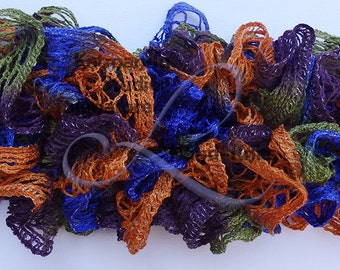Ruffle Scarf in Disco - a great neck warmer and luxe fashion statement