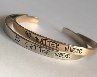 One -Going Away Gift For Friend Best Friend Long Distance Bestfriend Long Distance Friendship Bracelet No Matter Where Bracelet Goodbye Gift