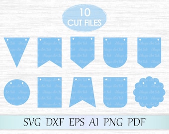 Bunting banner flag svg, Bunting banners svg, Banners svg file, Bunting banner clipart, Banners cricut cut, Banners vector, Pennant svg file