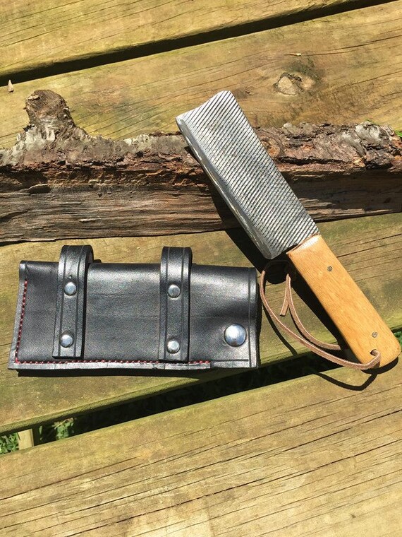 Items similar to Farrier Rasp, File, Butcher, Clever Knife with Custom