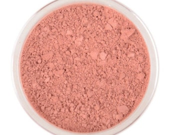 Natural Mineral Blusher - Sorbet - 3g sifter jar (vegan, cruelty-free makeup, loose blush powder tint, perfect for acne & sensitive skin)
