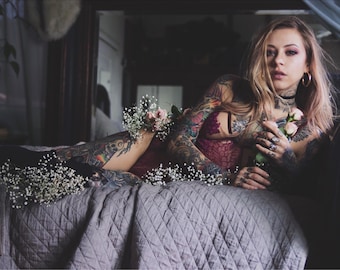 Wild Rose - Gogo Blackwater print