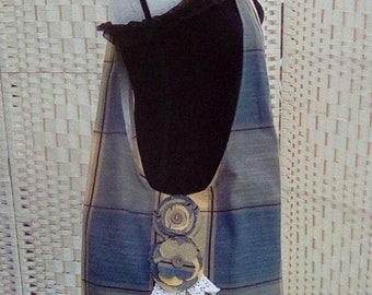 Handmade Cross Body Hobo Style Bag