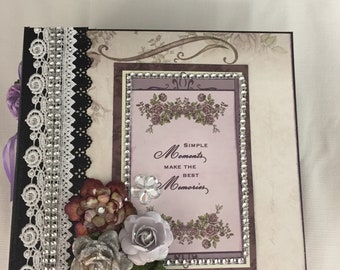 Romantic Mini Scrapbook Album