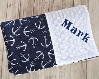 Anchor blanket | Etsy