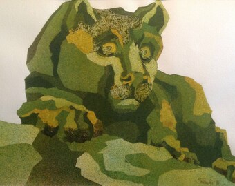 Penn State Nittany Lion "#1"Original Watercolor painting