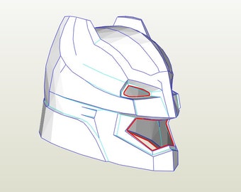 Batman helmet (paper template)