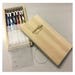 6pcs Limited Edition FULL Set - Pentel EnerGel Kawaii+ BLN75KW Assorted Colors 0.5mm Liquid Gel Pens - Blue Ink (Wooden Gift Box Set)