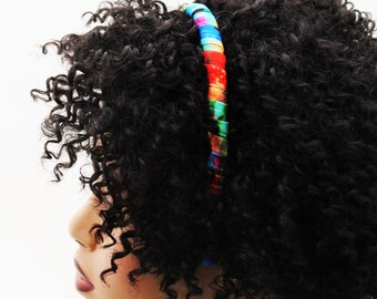 Headband, Natural Hair Headband, Hair Accessories, Hair Jewelry, Natural Hair, Hair Decor, Island Girl Fabric Headband