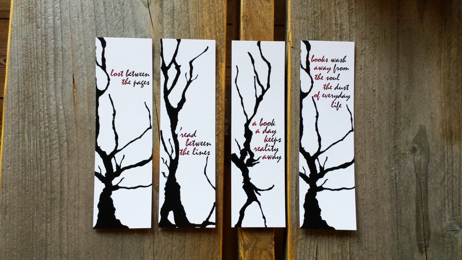 Buy Tree Get One Free Tree Bookmarks Paper Bookmarks Quote