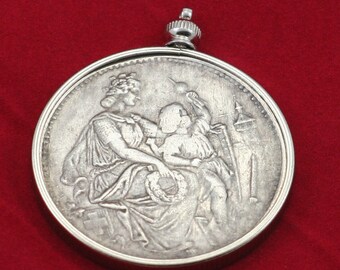 Medalian Pendant Shooting Taler 5 Francs Schaffhausen 38 mm