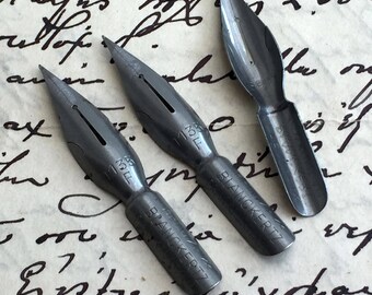A collection of 3 nibs, select nib type from 2 types of German nib brands or one British. Or select one of each to try.