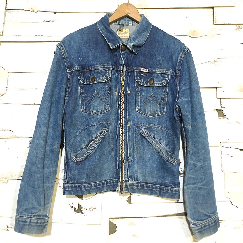 stitched denim