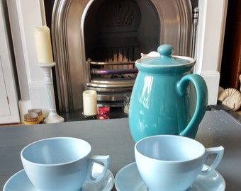 Melaware Cups and Saucers x2