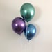 NEW Chrome Balloons Blue Chrome Green Chrome Purple Chrome Latex Balloons Bridal Shower Bachelorette Wedding Baby Shower Chrome Balloons