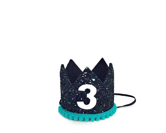 Dog Birthday Crown Hat || Animal Party Hat || Cat Kitty Puppy Pig Birthday Crown Hat || Add Any Number