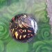 Round cabochons fused Dichroic, colorful, 14 x 6 mm glass dishes