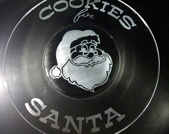 Cookies for Santa Plate