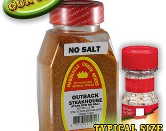 OUTBACK STEAKHOUSE STEAK seasoning No Salt 11 oz