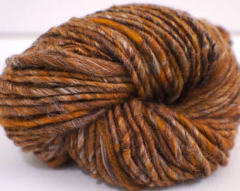 SALE: Bulky handspun yarn, Thick and Thin Yarn, Art Yarn, knitting supplies crochet supplies