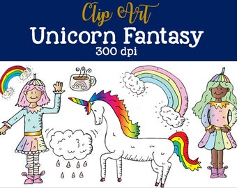 Unicorn Fantasy Clip Art
