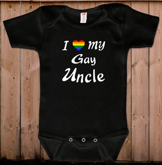 Funny Baby Clothes Newborn Baby Clothes I Love My Gay Uncle