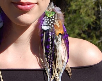 SPELLBOUND Long Feather Earrings