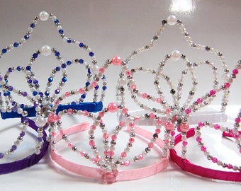 Beaded fairy princess tiara- fairylove