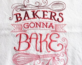 mothers day sale kitchen towel bakers gonna bake - Bakers Gonna Bake Kitchen Redwork Embroidery Designs mothers day sale kitchen towel bakers gonna bake - Bakers Gonna Bake Kitchen Redwork Embroidery Designs