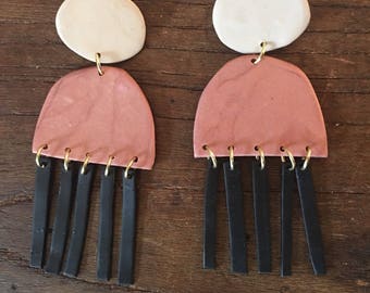 LITTLE FRIEND | XL Handmade Statement Earrings | Lightweight | Minimalist
