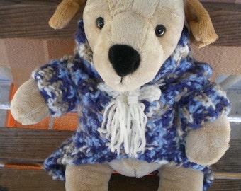 dogs, sweaters, dog sweater, blue, white, crown, dog accessories, dog clothing, sweater, animal clothing, crochet