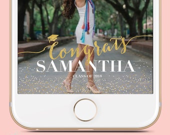 Snapchat Geofilter Graduation, Geofilter Party, Graduation Party, Graduation Geofilter, Graduation Filter, Class of 2018, Congrats Grad
