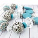 Drapery Tie Backs, Beaded Curtain Tiebacks, Shabby Chic Decor, Drapery Tiebacks, Curtain Holdbacks, Drapery Holdbacks, CT16