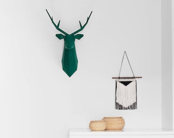 DIY Deer Head Paper Sculpture Kit