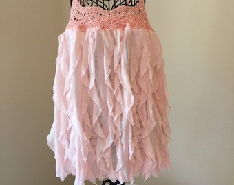 Soft Peach Empire Waist Party Dress size 3T