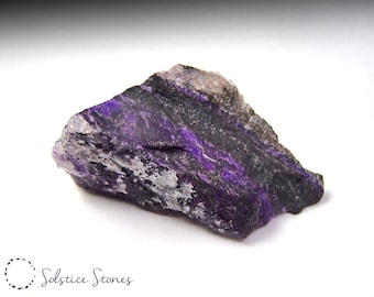 Rare Purple SUGILITE // crystal healing. chakra stone. mineral specimen. natural gemstone. high grade. raw. rough. dreamwork. violet ray