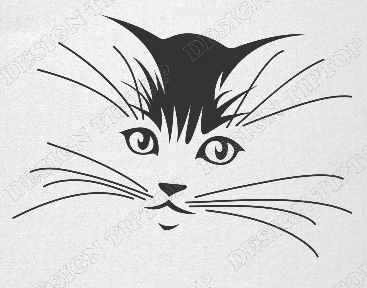 Download CAT SVG File Kitten Svg Png Eps Cat Clipart Cat Vector