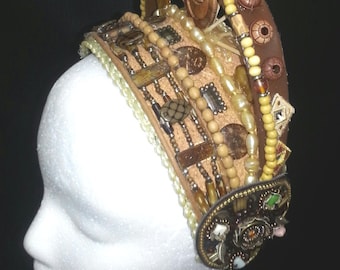 Found Objects Tribal Fusion Headdress