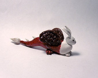 Custom polymer clay horoscope creature