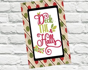 Wreath Sign, Wreath Attachment, Wreath Accessory, Christmas Wreath Sign, Christmas Sign, Christmas Wreath Attachment