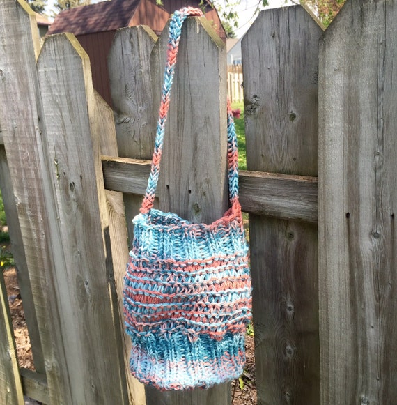 mesh knitting project bags