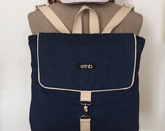 Jeans bag, Jeans backpack, Denim backpack, Denim bags, Backpack vintage, Backpack denim, Backpack jeans, Minimal backpack, Cute bags - Jenny