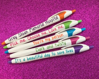 Grey's Anatomy Pens, Grey's Anatomy gifts