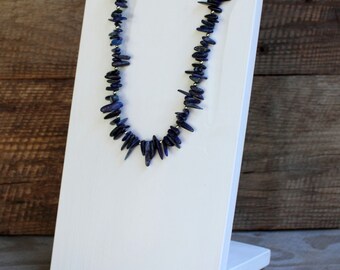Necklace Display, 14" x 7.25", Necklace Holder, Heavy weight base, 6" deep