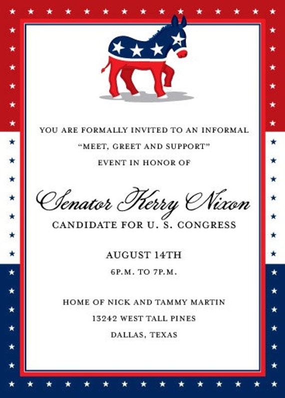 Political Event Invitation 9